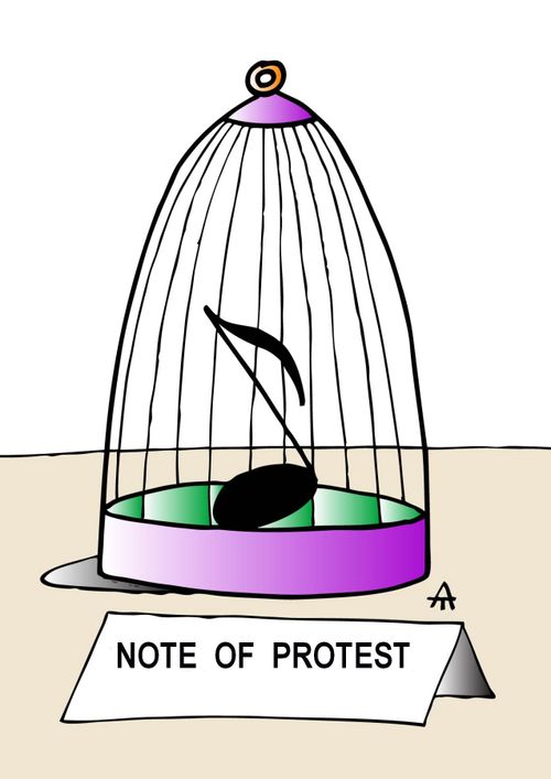 Note of protest