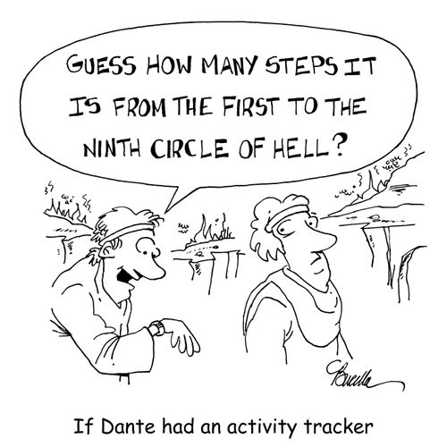 If Dante had an activity tracker