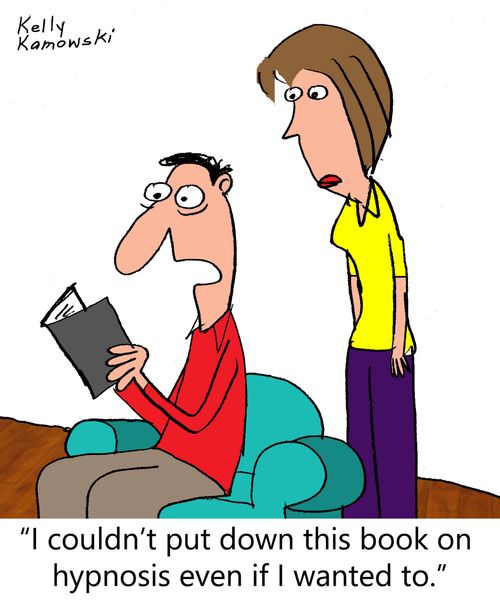 "I couldn't put down this book on hypnosis even if I wanted to."