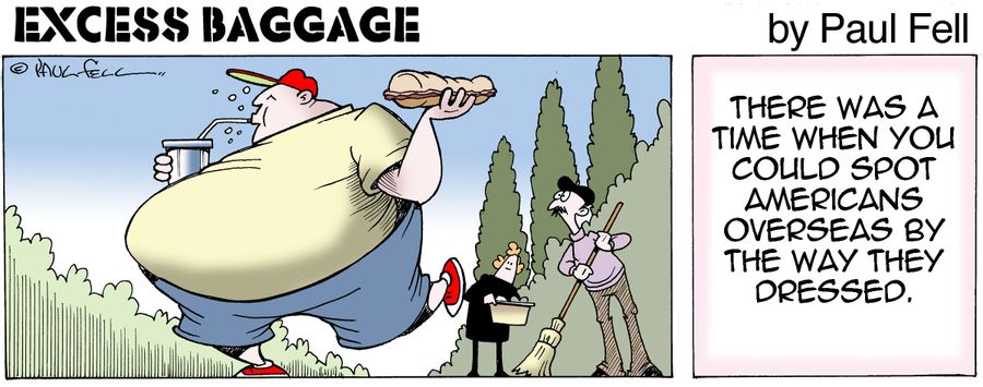 Excess Baggage: There was a time when you could spot Americans overseas by the way they dressed.