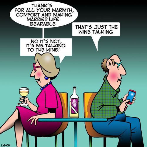 "That's just the wine talking."