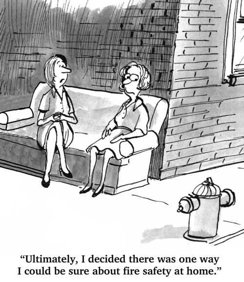 "Ultimately, I decided there was one way I could be sure about fire safety at home."