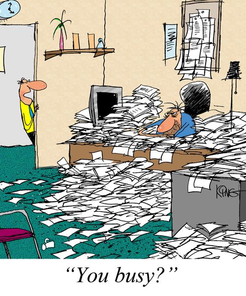 "You busy?"
