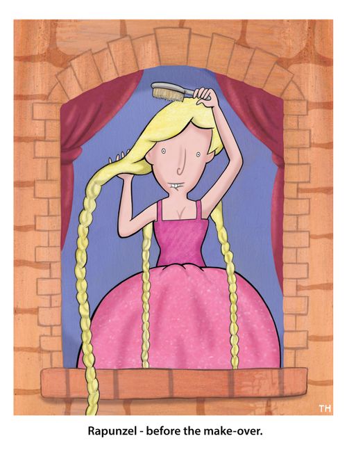 Rapunzel - before the make-over.