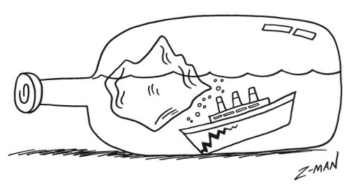 Iceberg in a Bottle