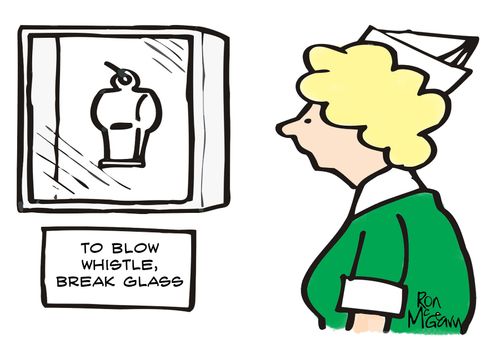 To Blow Whistle, Break Glass.