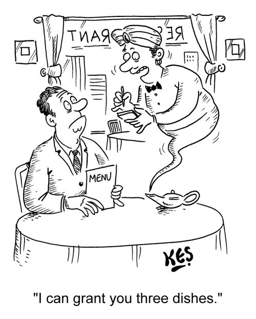 "I can grant you three dishes."