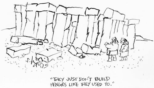 "They just don't build hedges like they used to."