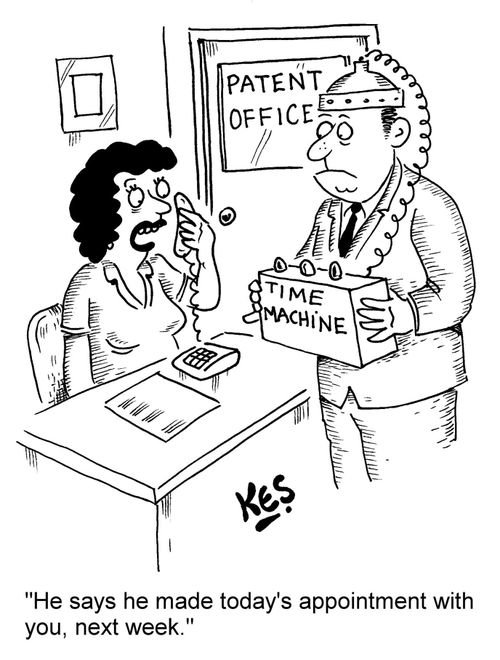"He says he made today's appointment with you, next week."