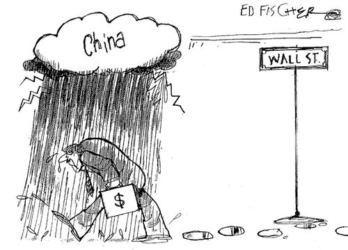 China Raining on Wall Street