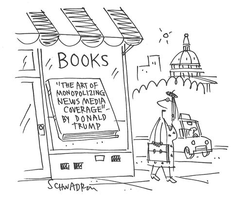 The Art of Monopolizing News Media Coverage By Donald Trump.