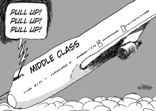 Crashing Middle Class