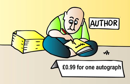 Author £0.99 for one autograph.