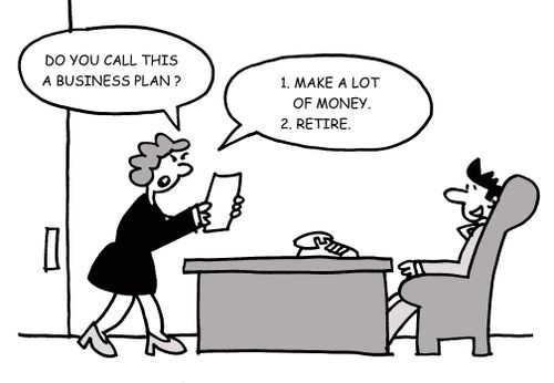 "Do you call this a business plan?"
