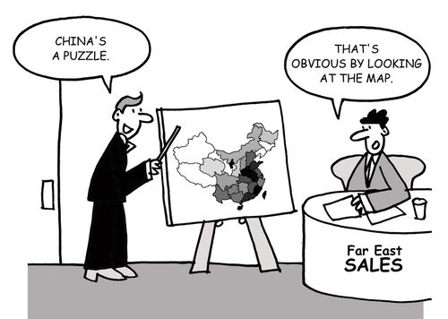 "That's obvious by looking at the map."