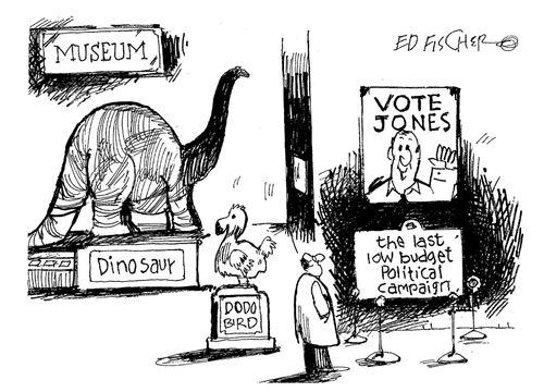 Vote Jones - the last low budget political campaign.