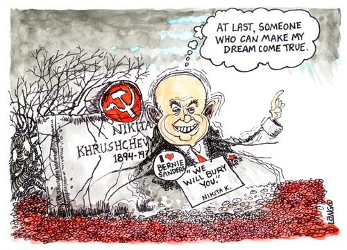 Khrushchev loves Sanders
