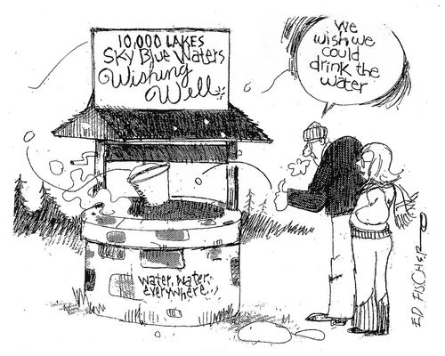 "We wish we could drink the water."