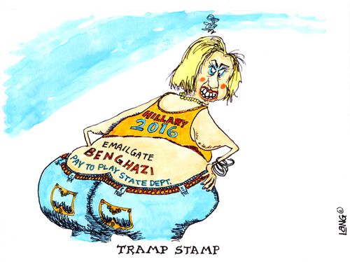 Hillary's Tramp Stamp