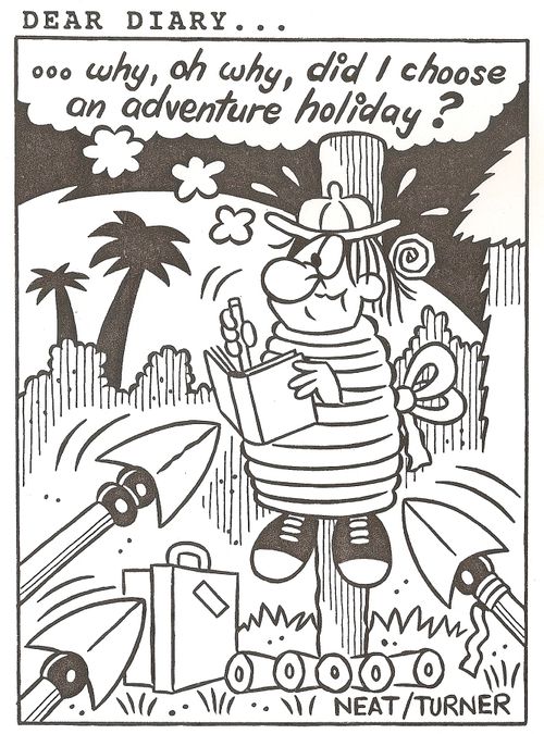 Dear Diary. . . why, oh why, did I choose an adventure holiday?