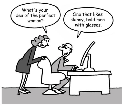 "What's your idea of the perfect woman?"
