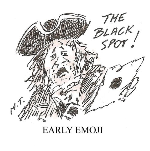 Early Emoji, the Black Spot!