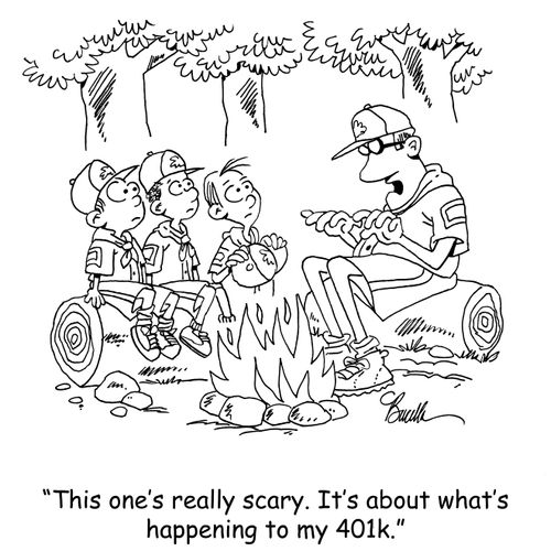 "This one's really scary. It's about what's happening to my 401k."