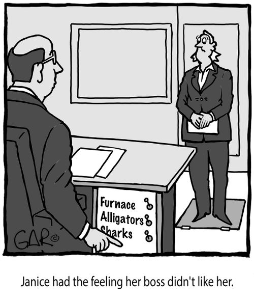 Janice had the feeling her boss didn't like her.