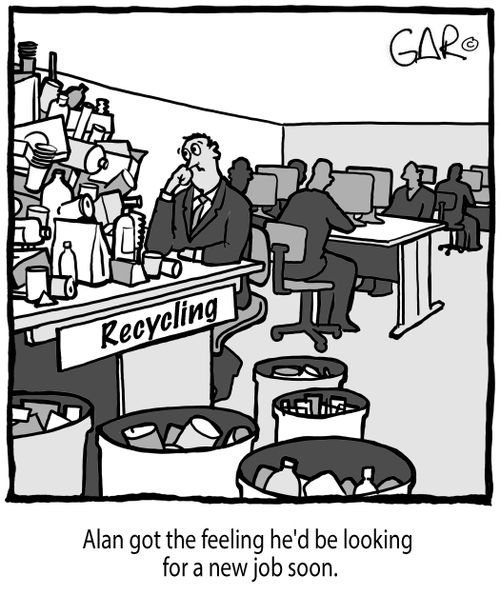 Alan got the feeling he'd be looking for a new job soon.