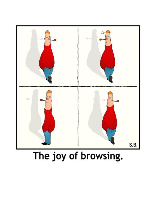 The joy of browsing.