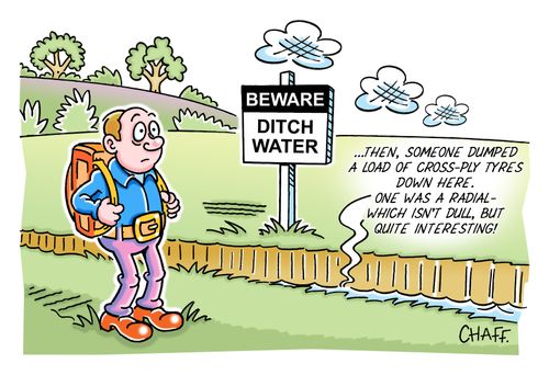 Beware: Ditch Water.