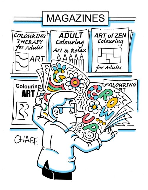 Adult colouring books