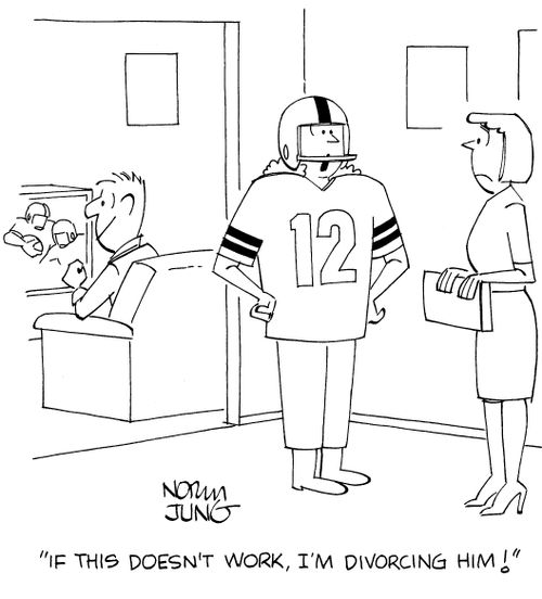 "If this doesn't work, I'm divorcing him!"