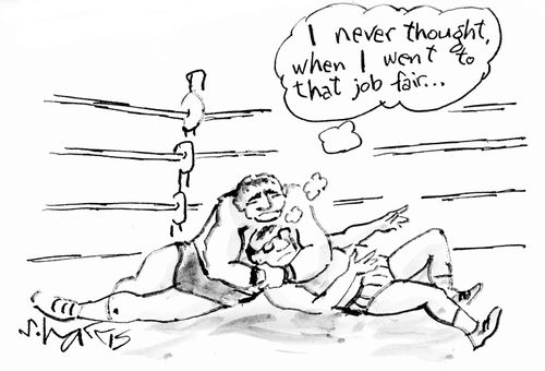 "I never thought when I went to that job fair..."