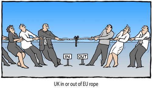 UK in or out EU rope.