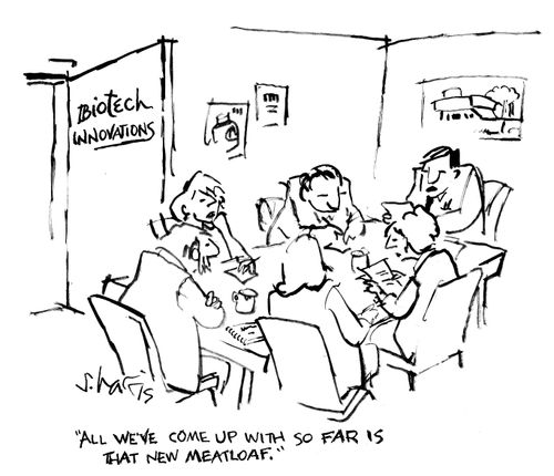 "All we've come up with so far is that new meatloaf."