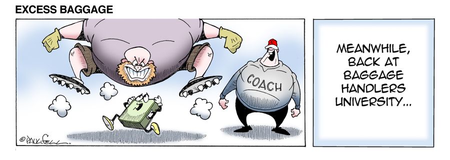Excess Baggage: Meanwhile, back at baggage handlers university...