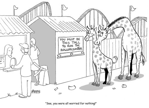 "See, you were all worried for nothing!"