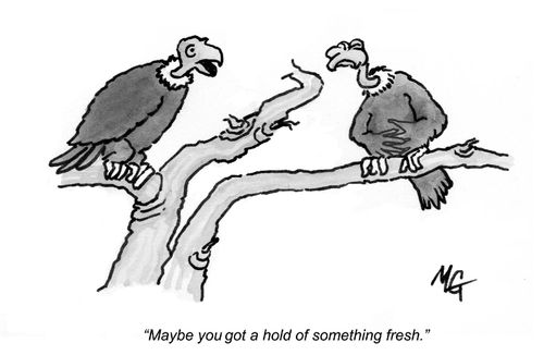 "Maybe you got a hold of something fresh."