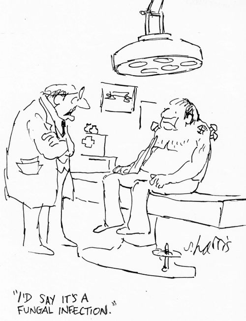 "I'd say it's a fungal infection."