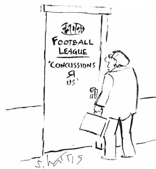 Football League - Concussions R Us.