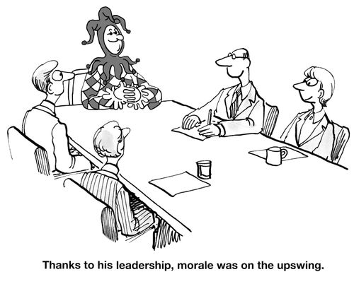 Thanks to his leadership, morale was on the upswing.