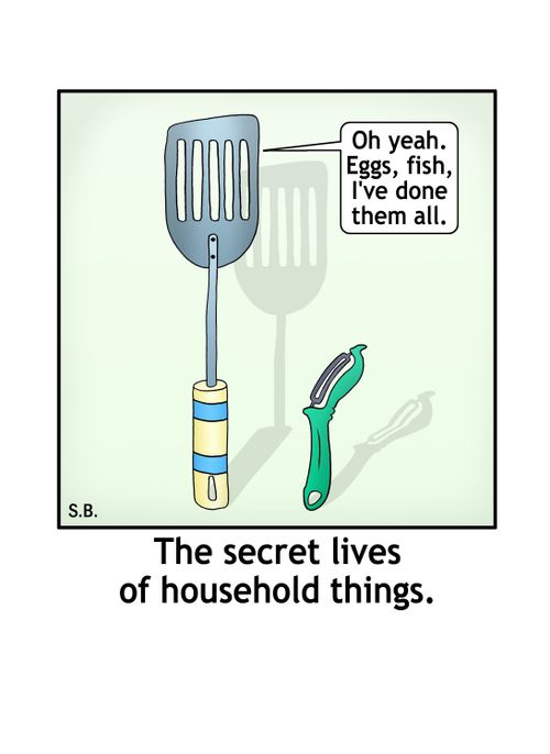 The secret lives of household things.