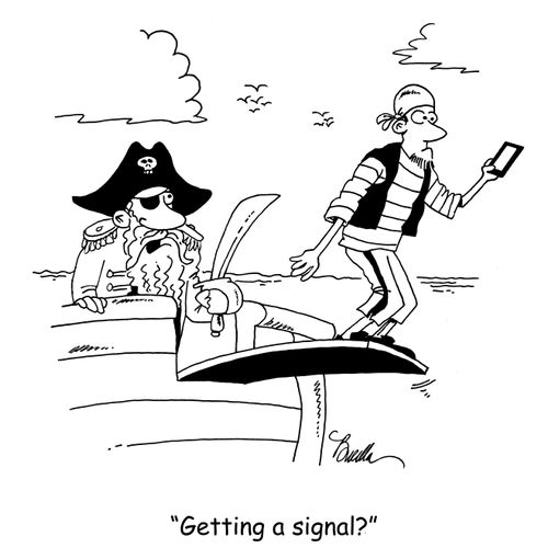 "Getting a signal?"