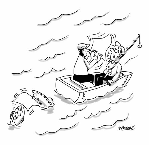 Eternal Battle of Man vs Fish