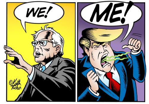 Bernie vs Trump