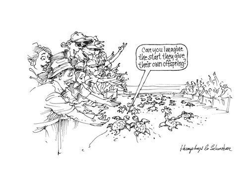 "Can you imagine the start they give their own offspring?"