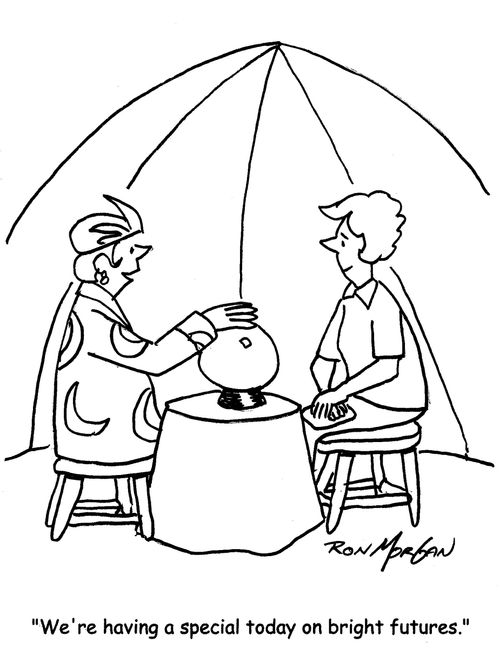 "We're having a special today on bright futures."