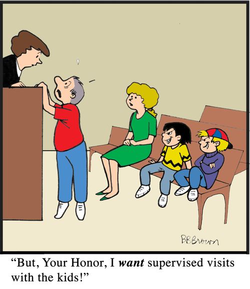 "But, Your Honor, I want supervised visits with the kids!"