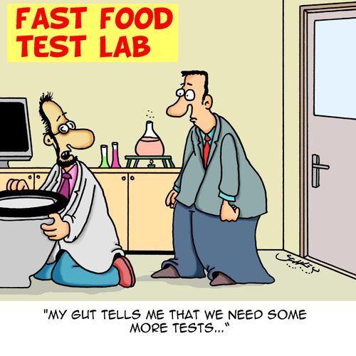"My gut tells me that we need some more tests..."